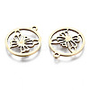 201 Stainless Steel Pendants STAS-T044-198G-2