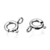 Tarnish Resistant 304 Stainless Steel Spring Ring Clasps STAS-S117-016B-3