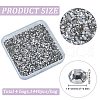 SUNNYCLUE 4 Bags Glass Flat Back Rhinestone RGLA-SC0001-06C-2