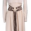 Vintage Faux Suede Cord Multi-layered Long Tassel Belly Chain Belts FS-WG0892A-02-1