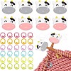  Cow Silicone Knitting Needle Point Protectors DIY-NB0010-96-1