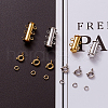 Brass Magnetic Slide Lock Clasps KK-TA0007-17-9