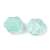 Transparent Spray Paint Glass Beads GLAA-H035-05E-2