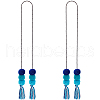 Polyester Tassel Pendant Decoration HJEW-WH20003-04A-01-2