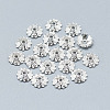 925 Sterling Silver Bead Caps STER-T002-87S-1