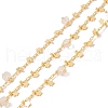 Natural Quartz Crystal Column Beaded Chains CHC-K012-02G-01-1