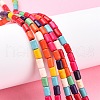 Synthetic Turquoise Beads Strands TURQ-G120-4x6mm-11-6