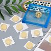 Olycraft 9Pcs 9 Style Custom Carbon Steel Cabochons DIY-OC0008-53-5