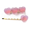 Gradient Heart Resin & Iron Clips Sets PHAR-F018-02C-1