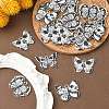 20Pcs 4 Styles Alloy Enamel Pendants ENAM-CJ0004-66-6