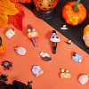 SUNNYCLUE 84Pcs 16 Styles Halloween Opaque Resin Decoden Cabochons CRES-SC0002-89-4
