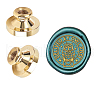 Wax Seal Brass Stamp Head AJEW-WH0209-633-1