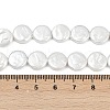 Electroplate Porcelain Imitation Pearl Beads Strands BSHE-Z009-02B-5