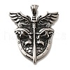 304 Stainless Steel Big Pendants STAS-G350-51AS-1