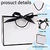 Paper Gift Handle Bags with Silk Ribbon ABAG-WH0044-56-3