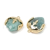 Natural Amazonite Faceted Pendants G-K347-09G-04-2