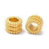 Rack Plating Matte Style Brass Beads KK-M282-16G-2