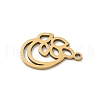 201 Stainless Steel Pendants STAS-S157-04G-2