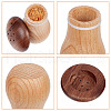 Wood Toothpick Bottle AJEW-WH0329-42-6