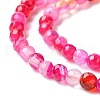 Natural Striped Agate/Banded Agate Beads Strands G-G545-04H-4
