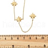 304 Stainless Steel Star Pendant Y Necklaces for Women NJEW-Q026-01G-5