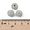 Alloy Rhinestone Beads X-RB-A034-10mm-A01S-4