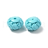 Synthetic Coral Dyed Carved Beads CORA-H004-02A-2