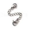 10Pcs 5 Size Ion Plating(IP) 304 Stainless Steel Chain Extender STAS-E192-03GP-2