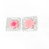Flower Transparent Bag Pendants FIND-TAC0010-76-2