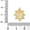 Brass Micro Pave Cubic Zirconia Pendants KK-P293-13G-3