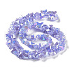 Electroplate Butterfly Glass Beads Strands EGLA-A036-10A-M-3
