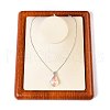 Rectangle Fashion Wood Jewelry Necklace Displays Tray ODIS-P008-11B-1