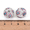 Polymer Clay Pave Rhinestone Beads RB-T018-02B-3