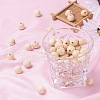 100Pcs 10 Style Unfinished Natural Wood European Beads WOOD-LS0001-02-5