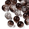 Transparent Crackle Acrylic Beads CACR-N002-26-2