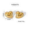 Heart Stainless Steel Stud Earrings ET6182-3-2