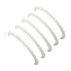5Pcs 5 Styles Natural Freshwater Shell with Metal Sun Slice Charm Bracelets BJEW-JB11688-1-5