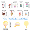 SUNNYCLUE Resin Decoden Cabochons CRES-SC0001-19-2