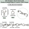 SUNNYCLUE DIY Chain Necklace Barcelet Making Kit DIY-SC0022-12-2