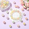 Plating Transparent Acrylic Beads TACR-CJC0001-12-6