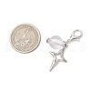 Clear Acrylic & Alloy Star & Moon & Planet Pendant Decorations HJEW-JM03051-3