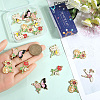 SUNNYCLUE 20Pcs 5 Styles Alloy Enamel Pendants ENAM-SC0005-78-3