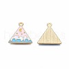 Alloy Enamel Pendants ENAM-S121-170B-RS-3