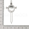 304 Stainless Stee Locket Big Pendants STAS-S132-09P-02-3