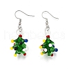 Handmade Lampwork Dangle Earrings EJEW-TA00664-3
