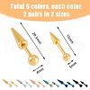 FIBLOOM 24Pcs 12 Style 303 Stainless Steel Cartilage Earrings EJEW-FI0002-49-2