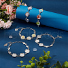  DIY Blank Dome Bracelets & Anklets Making Kit DIY-NB0009-78-4