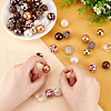   1 Set Mixed Style Acrylic Round Beads Sets SACR-PH0001-52K-3