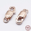 925 Sterling Silver Lobster Claw Clasps STER-K167-075A-RG-4