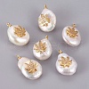 Natural Cultured Freshwater Pearl Pendants PEAR-F008-53G-1